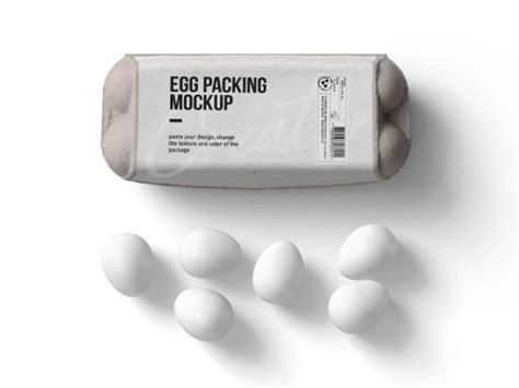 Free Egg Carton Box Mockup Free Package Mockups