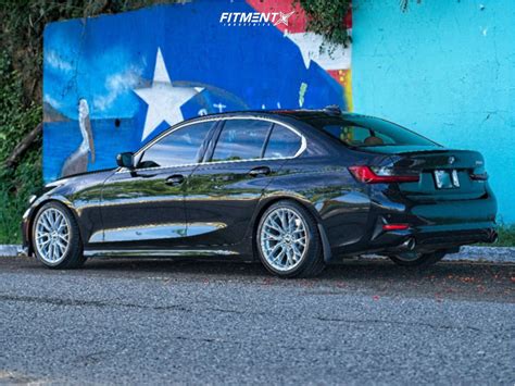 2020 Bmw 330i Base With 18x95 Mrr Gf5 And General 245x40 On Lowering Springs 2724562