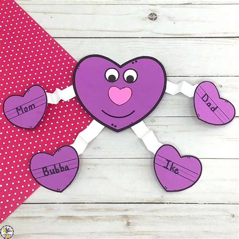 Printable Heart Craft - Printable Templates