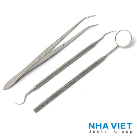 Bộ dụng cụ khám nha khoa cơ bản Nha Việt Dental