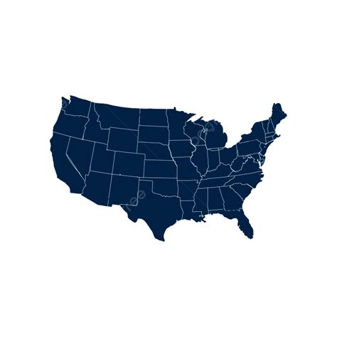 Usa Map PNG Transparent Images Free Download | Vector Files | Pngtree