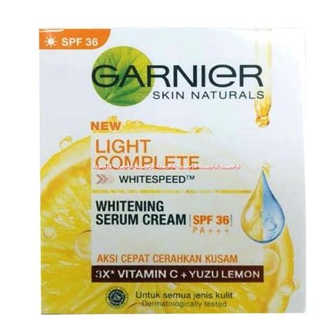 Jual Garnier Light Complete White Multi Action Whitening Serum Cream