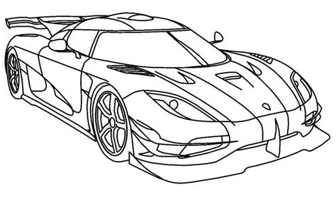 Koenigsegg One Coloring Home Pages