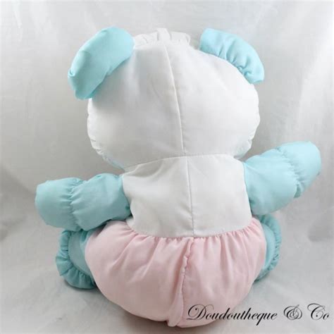 Peluche Ours Bikin Puffalump Toile De Parachute Noeud Papillon Vint