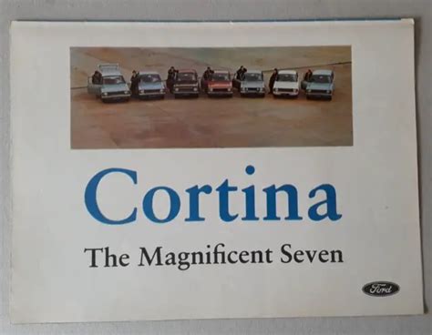 FORD CORTINA MK 2 Range Brochure 1968 Super De Luxe 1600E GT Lotus