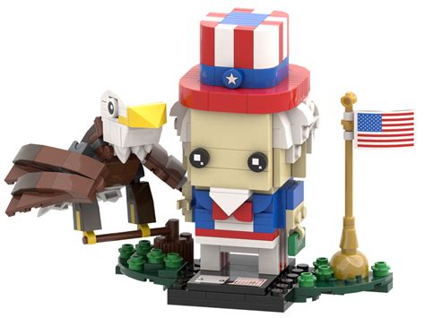 LEGO MOC Uncle Sam & Old Abe by cuch201 | Rebrickable - Build with LEGO