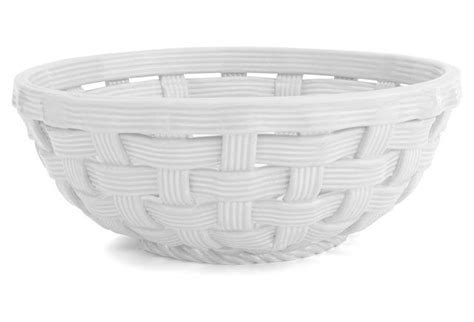 Large Woven Ceramic Fruit Bowl White Ceramic Fruit Bowl Bowl Brand