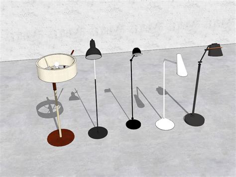 Floor Lamps For Living Room Sketchup 3d Model Skp File Download Sketchupbox