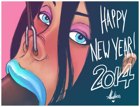 Happy New Year 2014 By Albatross Hentai Foundry