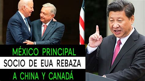 M Xico Rebasa A China Y Canad Es El Principal Socio De Eua Youtube