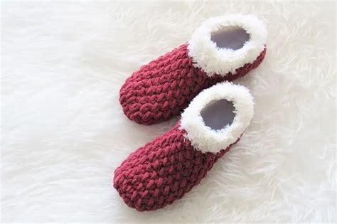 Hour Slipper Free Chunky Crochet Slipper Pattern Crochet Dreamz