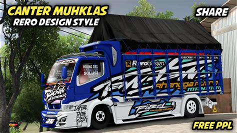 SHARE LIVERY TERBARU MOD CANTER MUHKLAS PO VAR SAMOK S6 FREE PPL