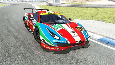 Ferrari 488 GTE For BeamNG Drive