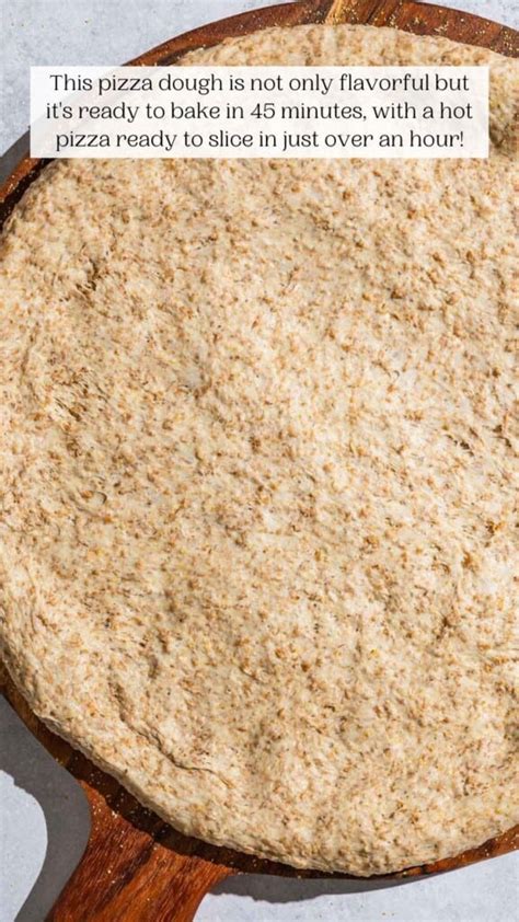 Easy Whole Wheat Pizza Dough The Mediterranean Dish