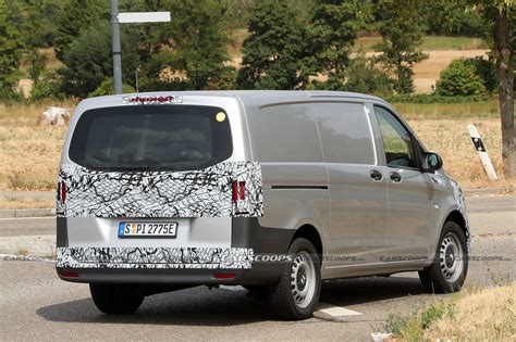 Mercedes Benz Vito Facelift Spied Hiding Its New Face Carscoops