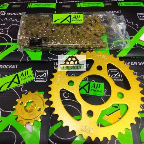 Chain Gold Harden Sprocket Aji Racing Rs Cbr Rear