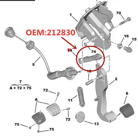 Suitable For Peugeot 206 206CC 207 207CC Citroen C Grandado