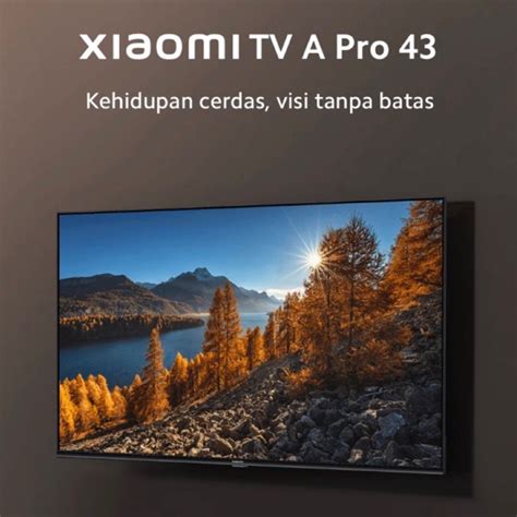 Jual Xiaomi TV A PRO 43 Inch 4K UHD Dolby Vision Smart Android Tv