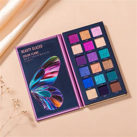 Butterfly 18 Color Eyeshadow Palette Shimmer Temu