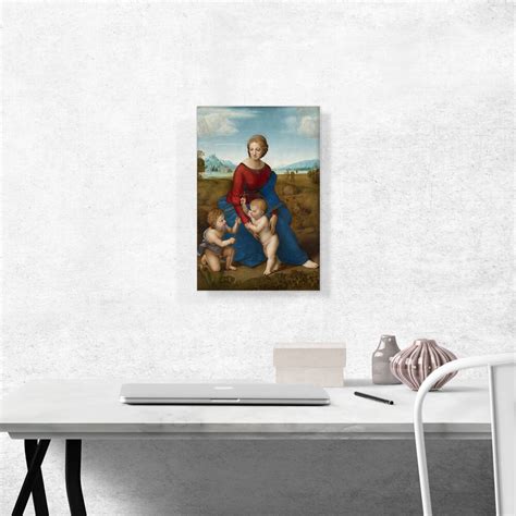 Artcanvas Madonna Of The Meadow The Madonna With The Christ Child And