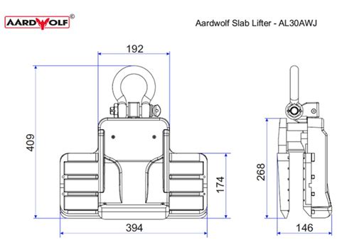 Aardwolf Slab Lifter AL30AWJ