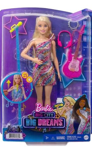 Barbie Big Dreams Cantante Con Sonido Y Accesorios Mattel Cuotas