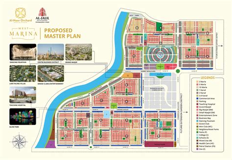 Map West Marina– Al Jalil Developers