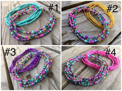 Strand Waist Beads Piece Belly Beads Body Jewelry Etsy