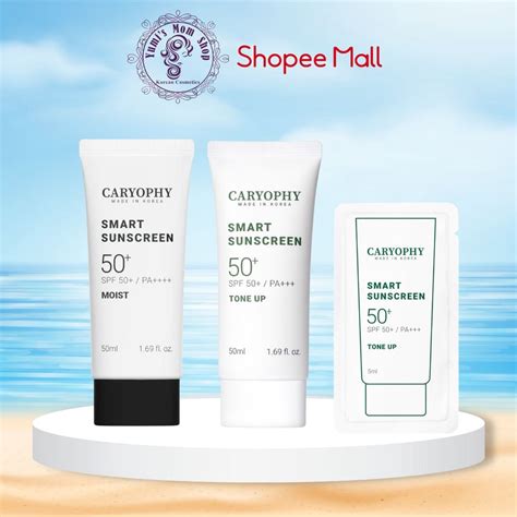 Kem Ch Ng N Ng Th Ng Minh Caryophy Smart Sunscreen Tone Up Ml