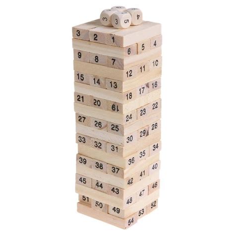 Drewniane Klocki Jenga Chwiej Ca Si Wie A El