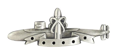 Silver Submarine Deterrent Patrol Pin