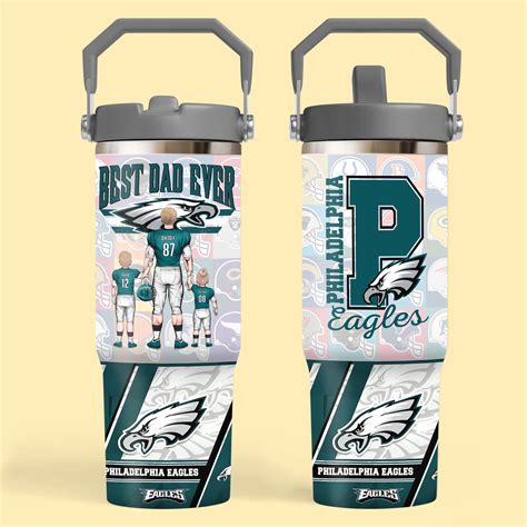 Tumbler Cup - Limited Edition - Best Dad Ever - NFL Dream Team - Best