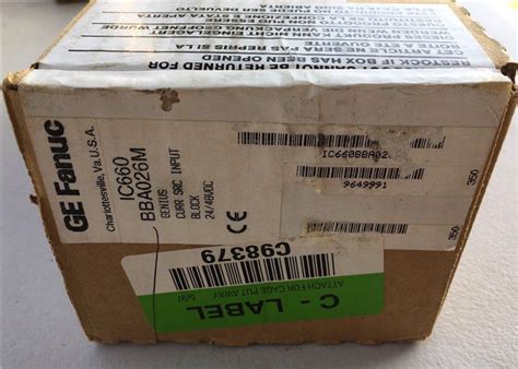 Ge Fanuc Series Plc Digital I O Module Ic Bba Factory Sealed