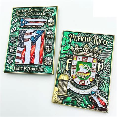 Navy Chief Puerto Rico Coin For All Ranks Etsy