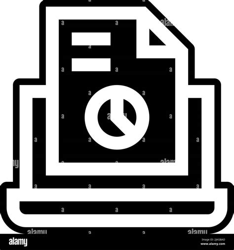 Report Icon Black Vector Illustration Stock Vector Image And Art Alamy