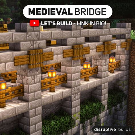 Here's a unique Medieval Bridge design I created, with a catwalk ...