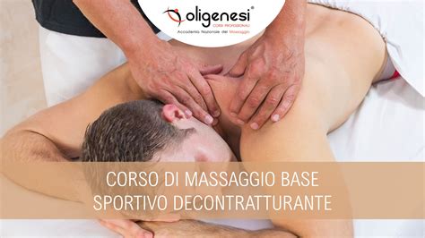 Iscriviti Al Corso Di Massaggio Sportivo Decontratturante Ed Utilizza