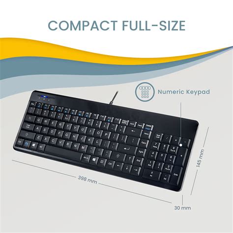 Buy Perixx Periboard U Wired Usb Compact Keyboard With Numeric