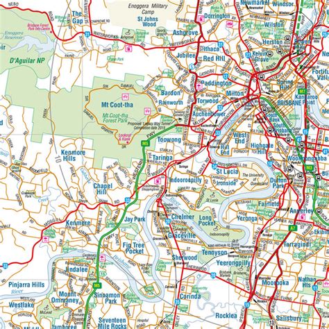 Greater Brisbane Hema Map, Buy Map of Brisbane - Mapworld