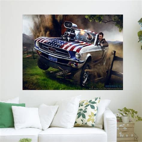 Ronald Reagan President Ford Mustang Classic Car Classic Supercharger