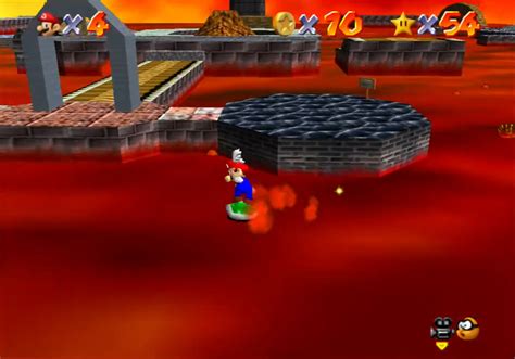 Lethal Lava Land Stars Super Mario 64 Walkthrough