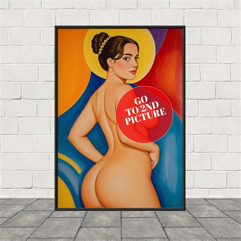 Naked Sexy Girl erotische Malerei nackte Körper Kunst Poster Etsy de