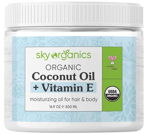 Amazon Sky Organics Organic Extra Virgin Coconut Oil For Hair