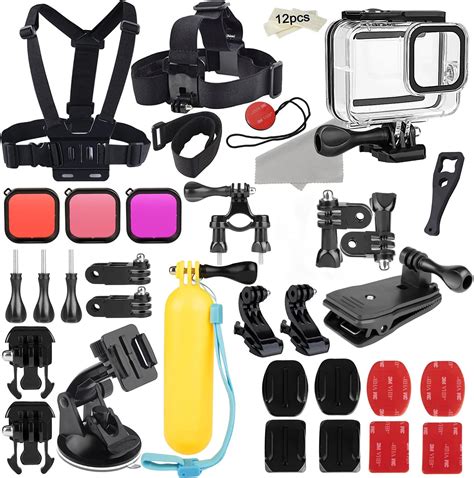 Kuptone Kit Accessori Per GoPro Hero 8 Set Di Accessori Per Action