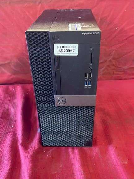 Dell Optiplex 5050 Tower No Power Cord Sierra Auction Management Inc