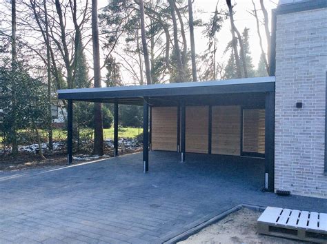 Beispiele Moderner Doppelcarport Carporthaus