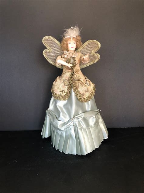 Vintage Porcelain Angel Tree Topper 1960s - Etsy