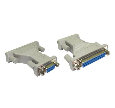 9 Pin Serial Rs232 Db9 Female To Db25 Pins Female At Parallel Adapter Converter