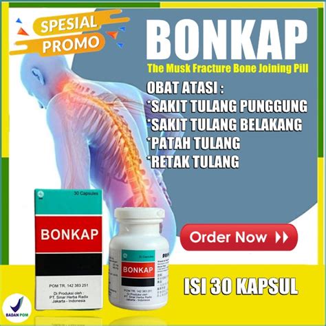 Jual The Musk Fracture Bone Joining Pill Bonkap Obat Patah Tulang