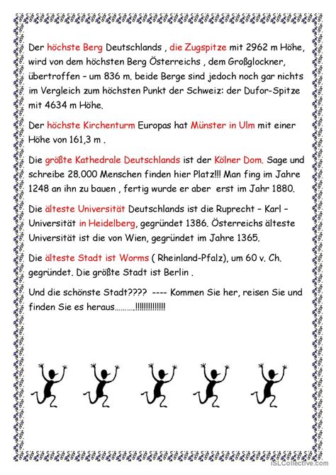 Deutschland Allgemeine Deutsch Daf Arbeitsbl Tter Pdf Doc